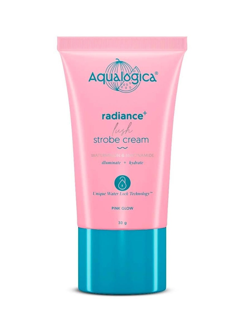 Aqualogica Radiance Lush Strobe Cream with Watermelon Niacinamide 30g