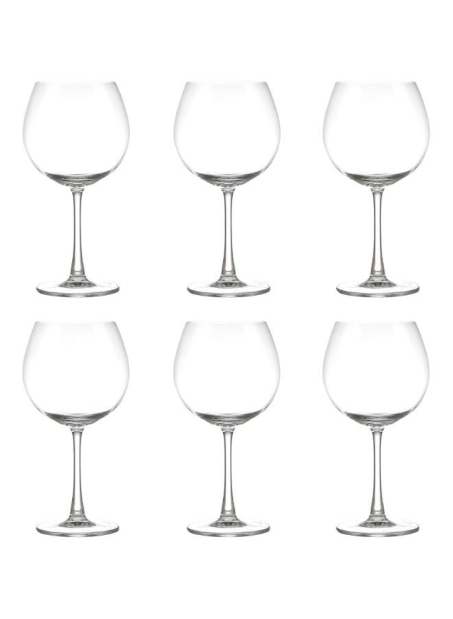 6-Piece Madison Glass Set Clear 650ml