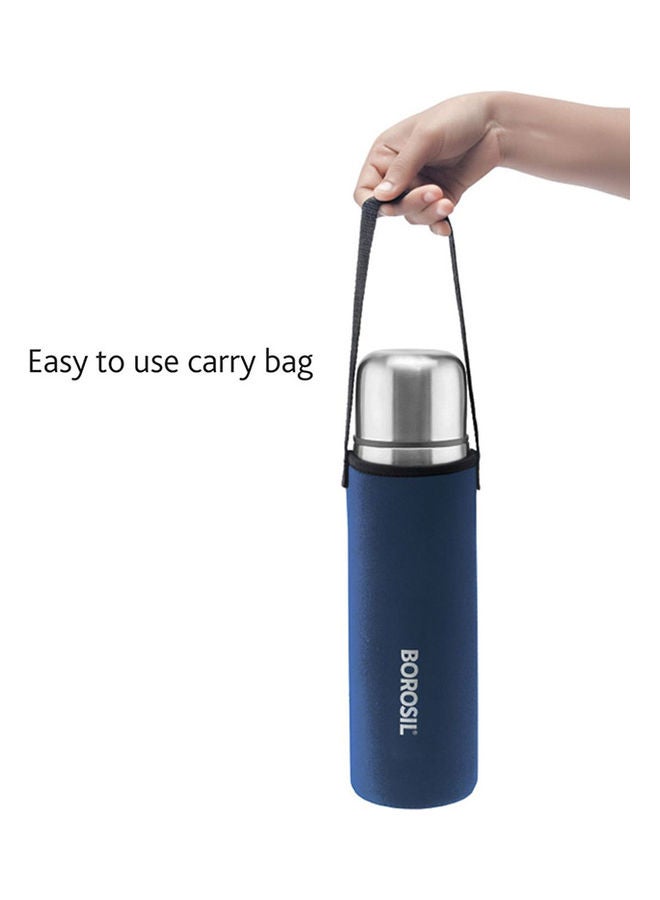 Borosil Vaccum Thermo Flask Blue, 1000Ml, Fgftl1000Bu Blue