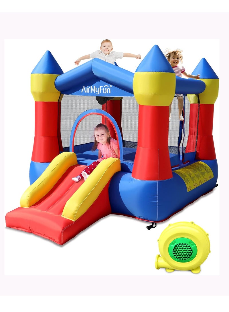 Inflatable Bounce House Castle for Kids With Electric Pump