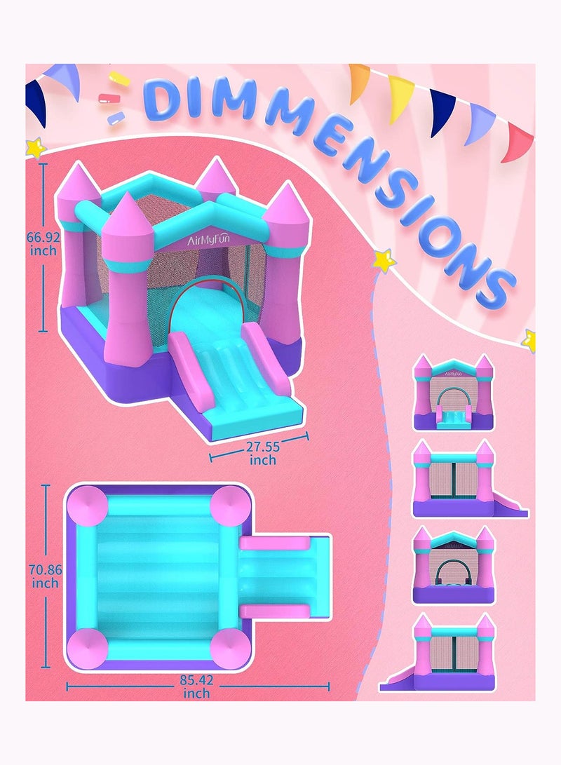 Inflatable Bounce House Castle for Kids With Electric Pump
