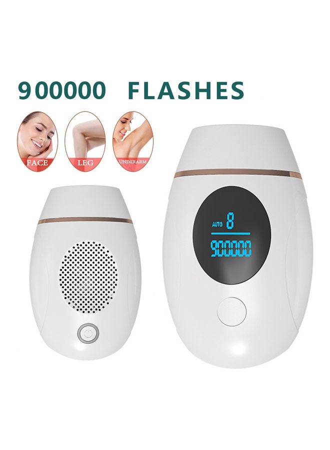 IPL Laser Epilator Hair Removal Machine With Glasses And Scraper White 129  x  82  x  47ml
