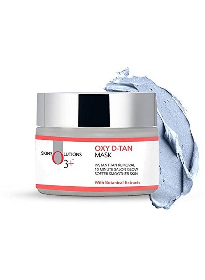 Oxy Dtan Mask Tan Removal & Sun Damage Protection For All Skin Types 50Gm White