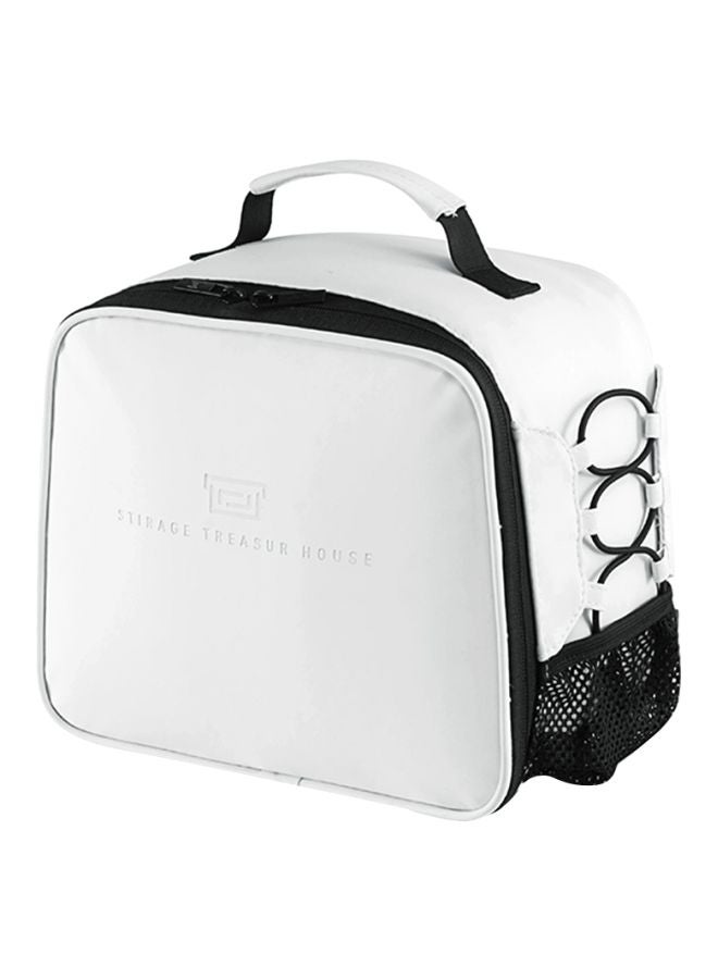 Insulated Lunch Bag White/Black 23x15x20cm