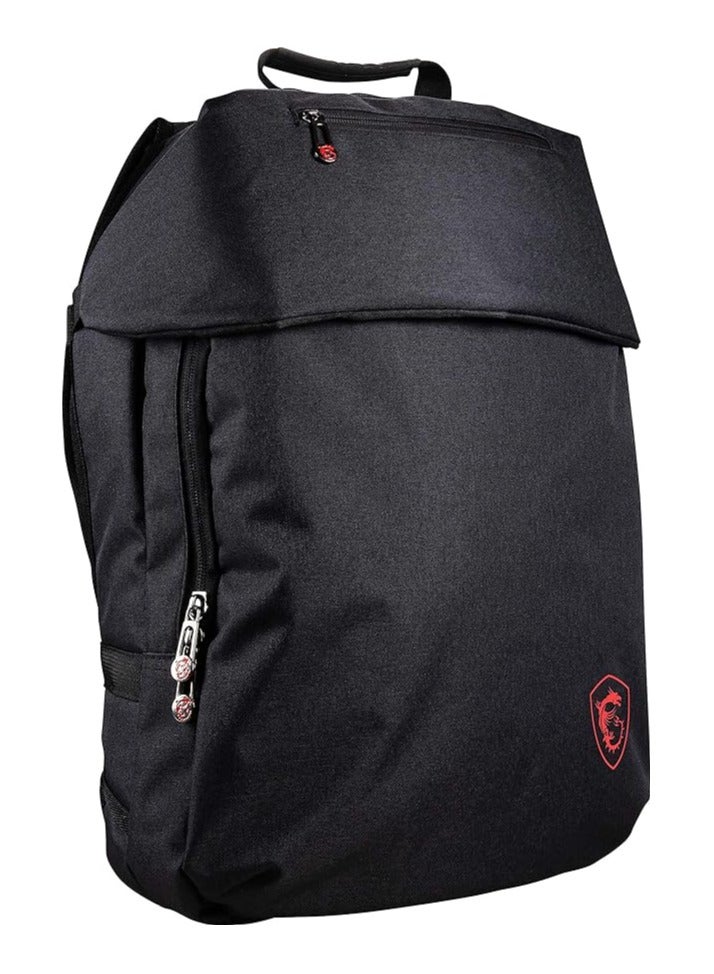 MSI Stealth Trooper Backpack, Black, 15.6 Pulgadas