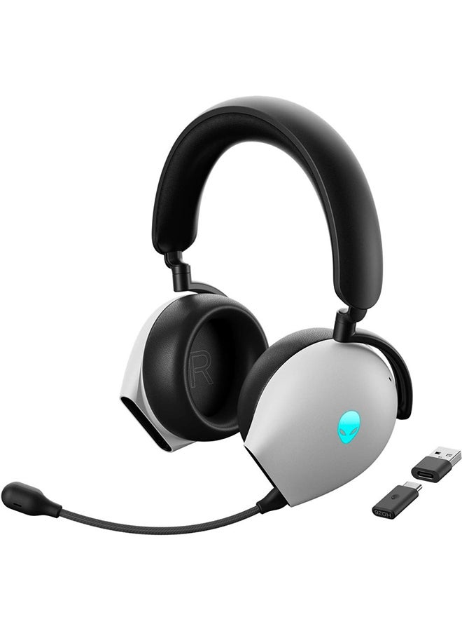 Alienware - Stereo Wireless Gaming Headset - Lunar Light