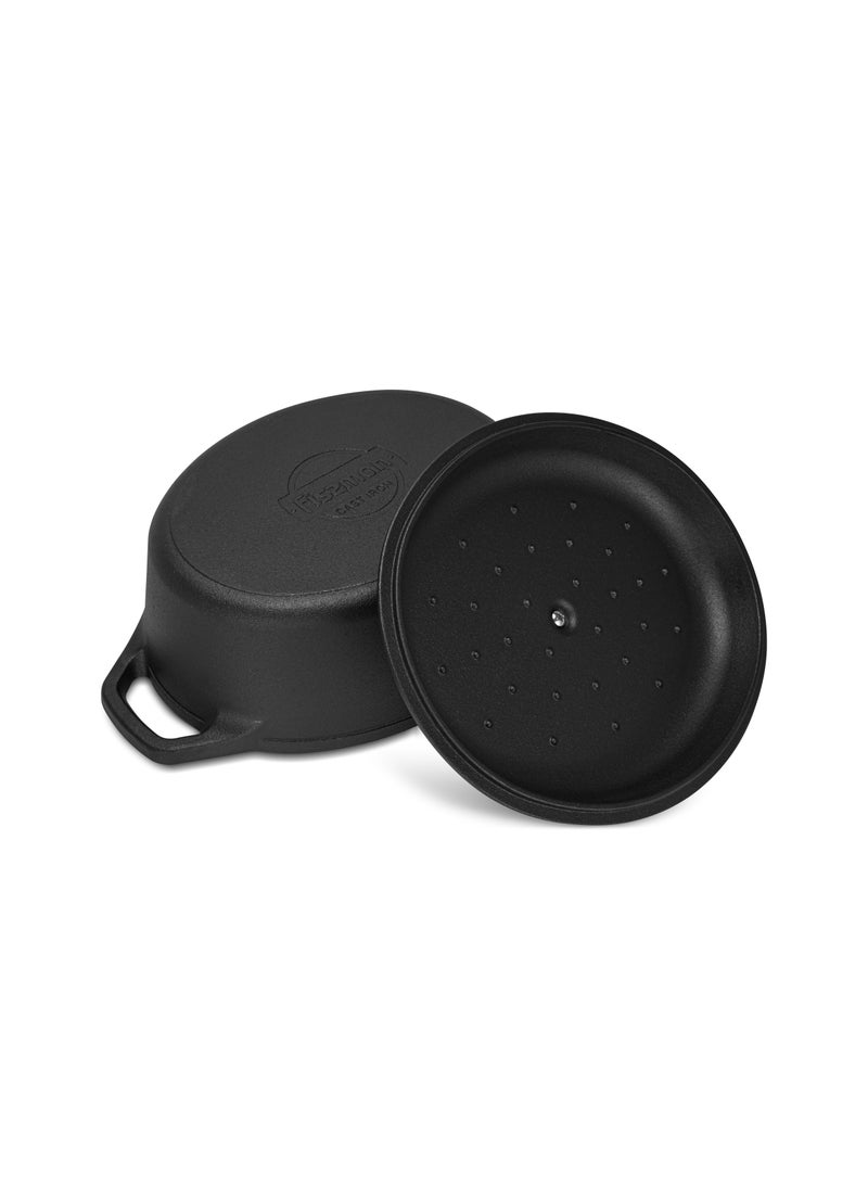 Casserole with Cast Iron Lid 33x26cm/6LTR with Lid Cast Iron