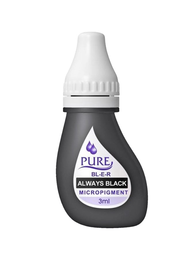 Micro Pigments For Eyebrow Lash No Mixing Eyebrow Pigment For Shading Hair Stroke Black 3Ml X 6 Bottles