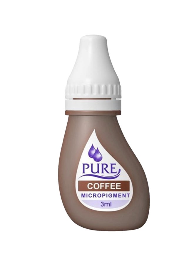 Spmu Pigment Semipermant Medical Grade -Spmu Ink - No Mixing Lip Pigment For Shading Stroke Coffee 3Ml X 6 Bottles