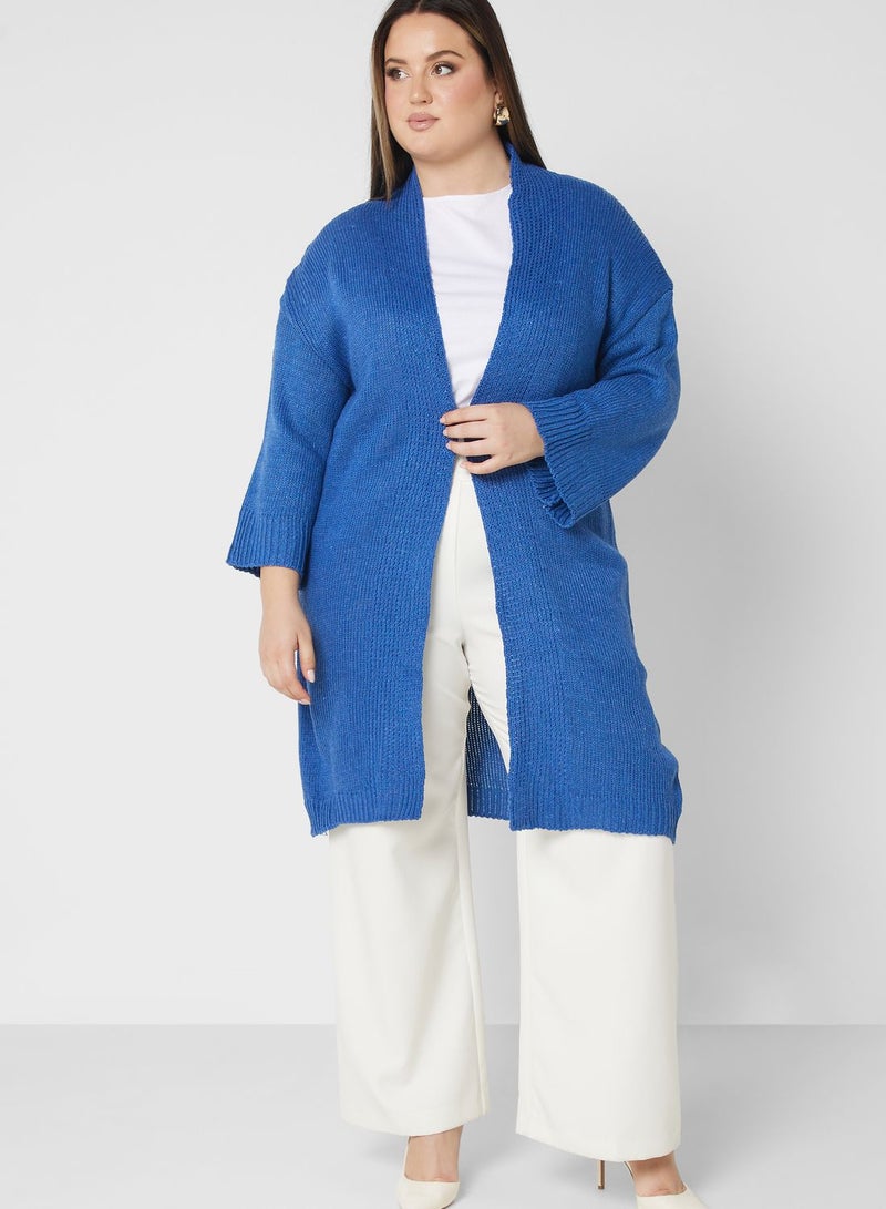 Open Front Longline Cardigan