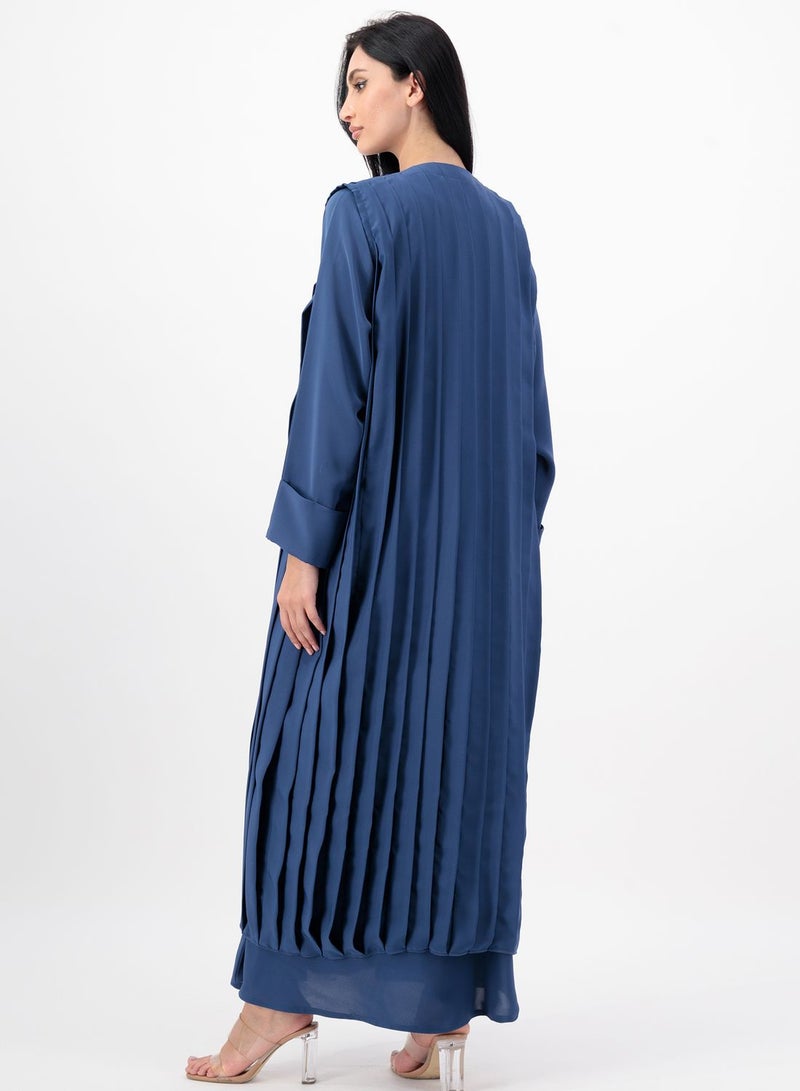 Pleated Detail Abaya