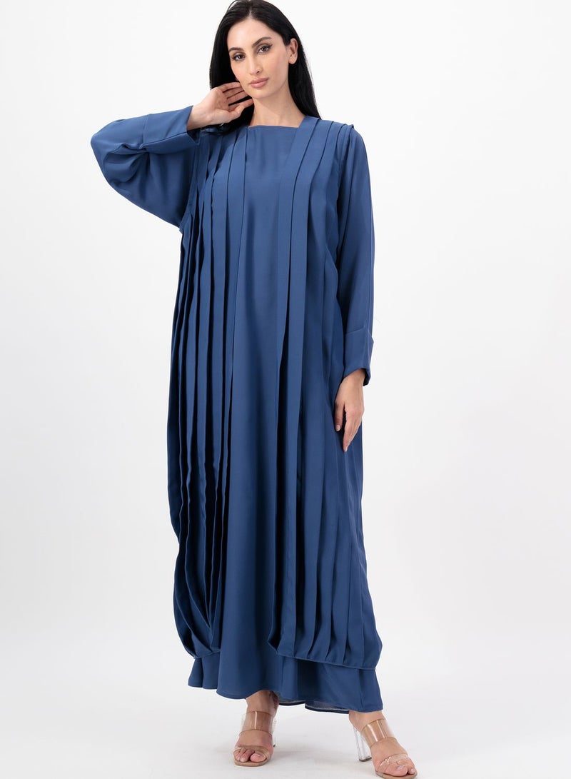 Pleated Detail Abaya