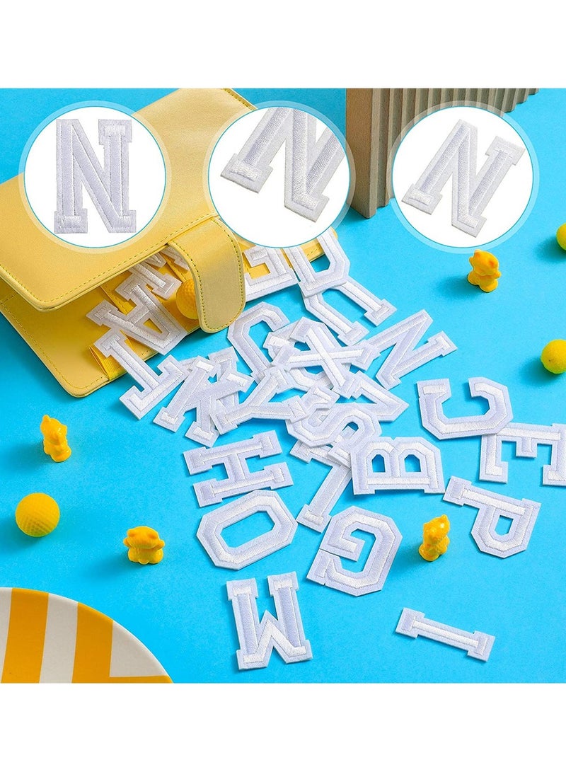 Alphabet Applique Patches, 52 Pieces Iron on Letter Patches Patch A-Z Letter Repair Patches