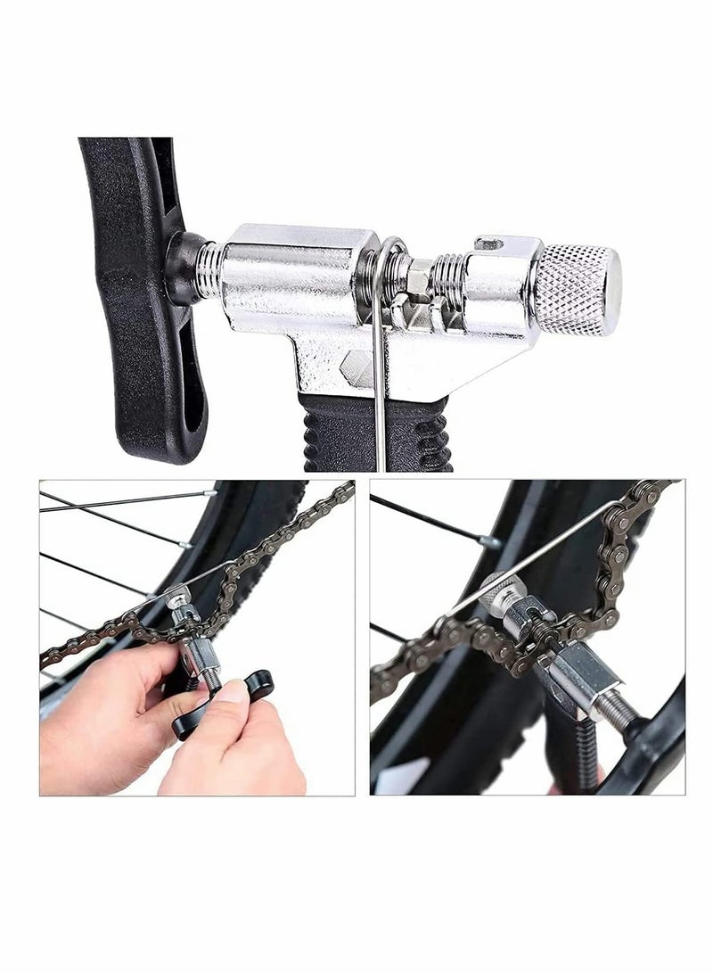 Universal Bike Chain Tool, With Hook Road and Mountain Bicycle Repair Tool, Bike Chain Splitter Cutter Breaker, Bicycle Remove And Install Chain Breaker Spliter Chain Tool