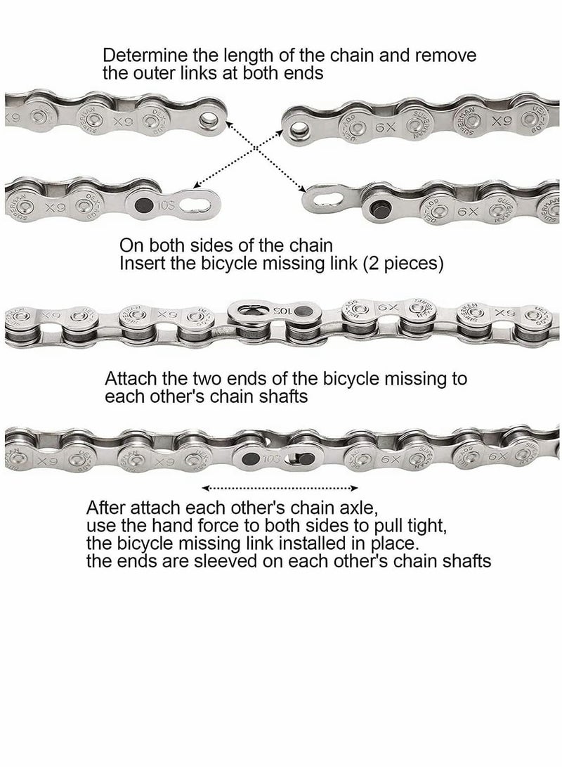 Universal Bike Chain Tool, With Hook Road and Mountain Bicycle Repair Tool, Bike Chain Splitter Cutter Breaker, Bicycle Remove And Install Chain Breaker Spliter Chain Tool