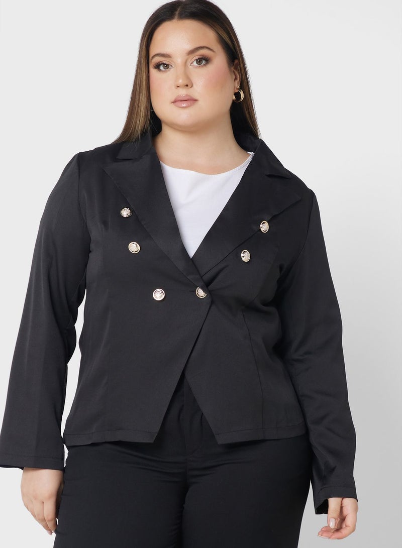 Button Detail Blazer