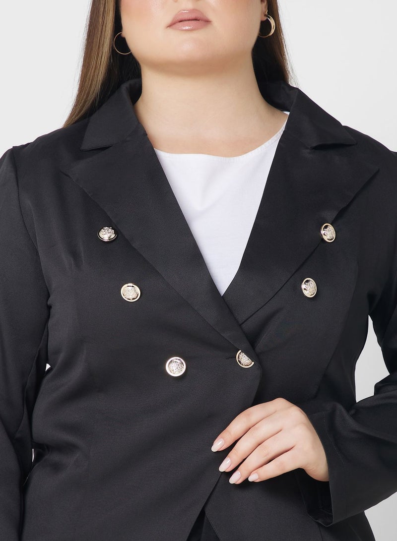 Button Detail Blazer