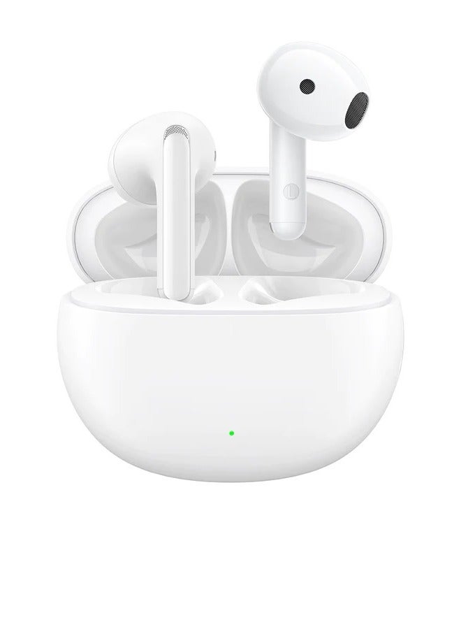 Bluetooth 5.3 TWS Wireless Earphones 65Ms Low Latency Earbuds 13Mm Driver HiFi Headphones 4 Mics+ENC Hd Call White