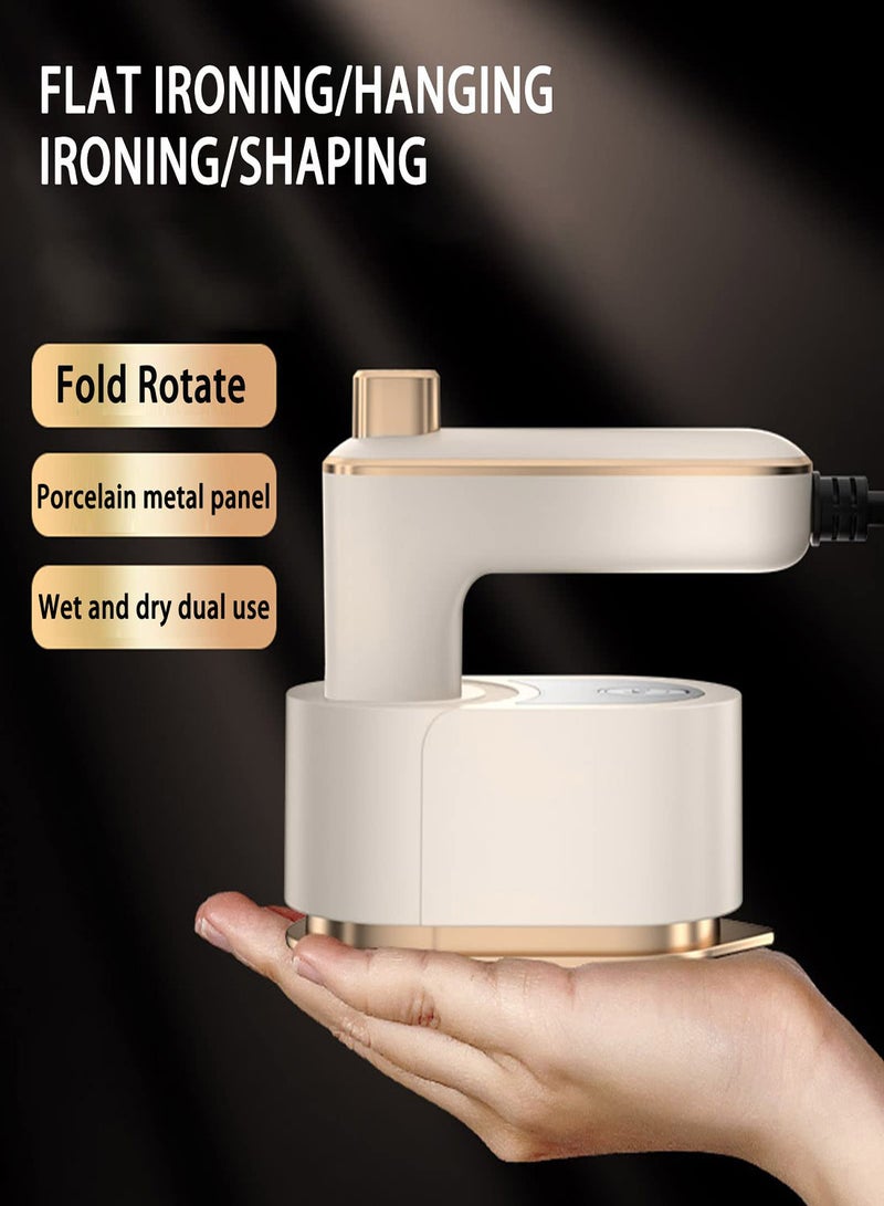 Garment Steamer for Clothes Foldable Handheld Clothing Wrinkles Remover for Garments 30 Second Fast Heat-up Portable Fabric Steamer for Home Travel Dormitory Clothes Ironing Tool Mom Gift