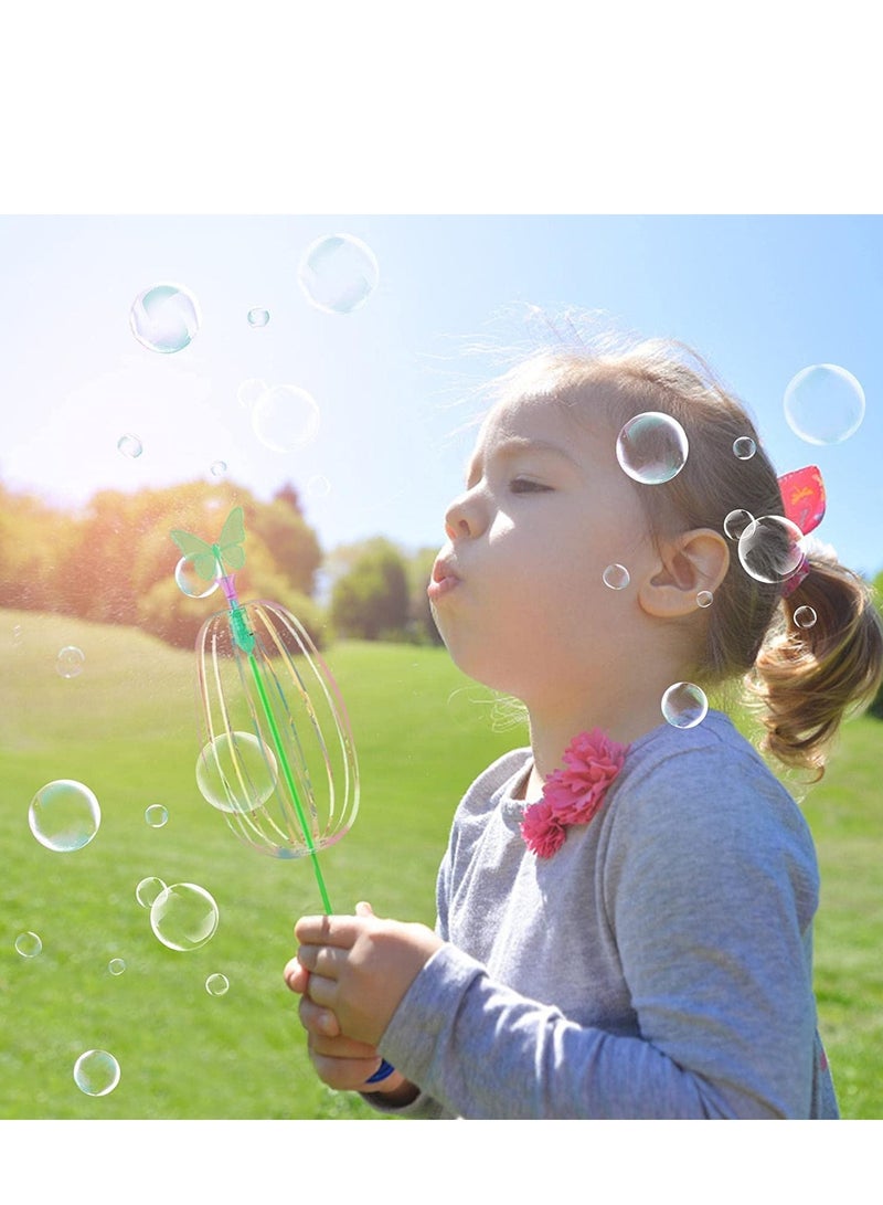 Bubble Wands for Kids Variety Magic Twist Bubble Wand Lights Up Colorful Variety Magic Twists Bubble Wand Bubble Flower Colorful Twist Magic Wand Kids Party Favor 20Pcs(Random Style)