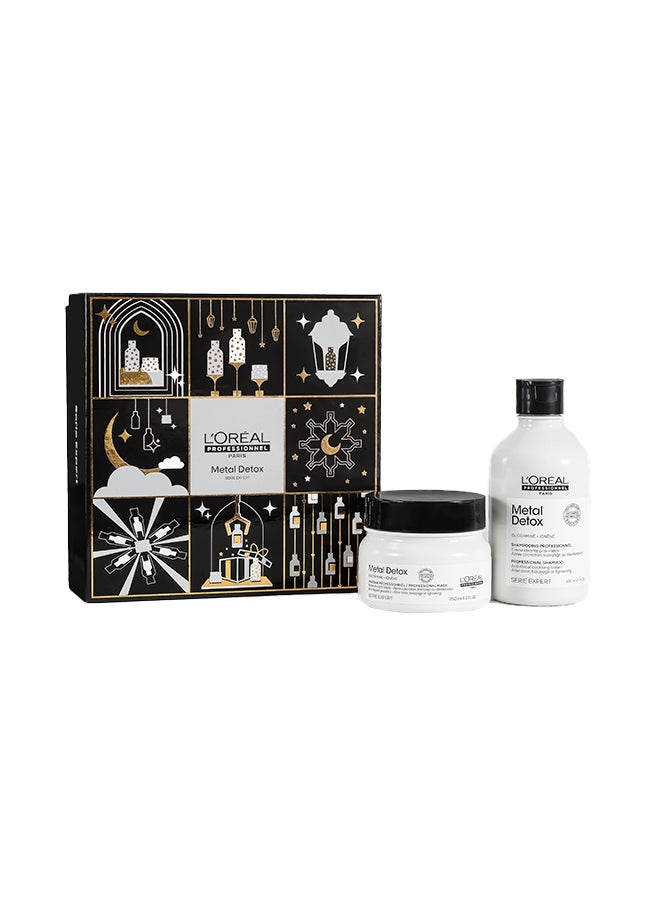 Metal Detox Duo Special Edition Ramadan Coffret for long-lasting color, balayage and lightening 550ml