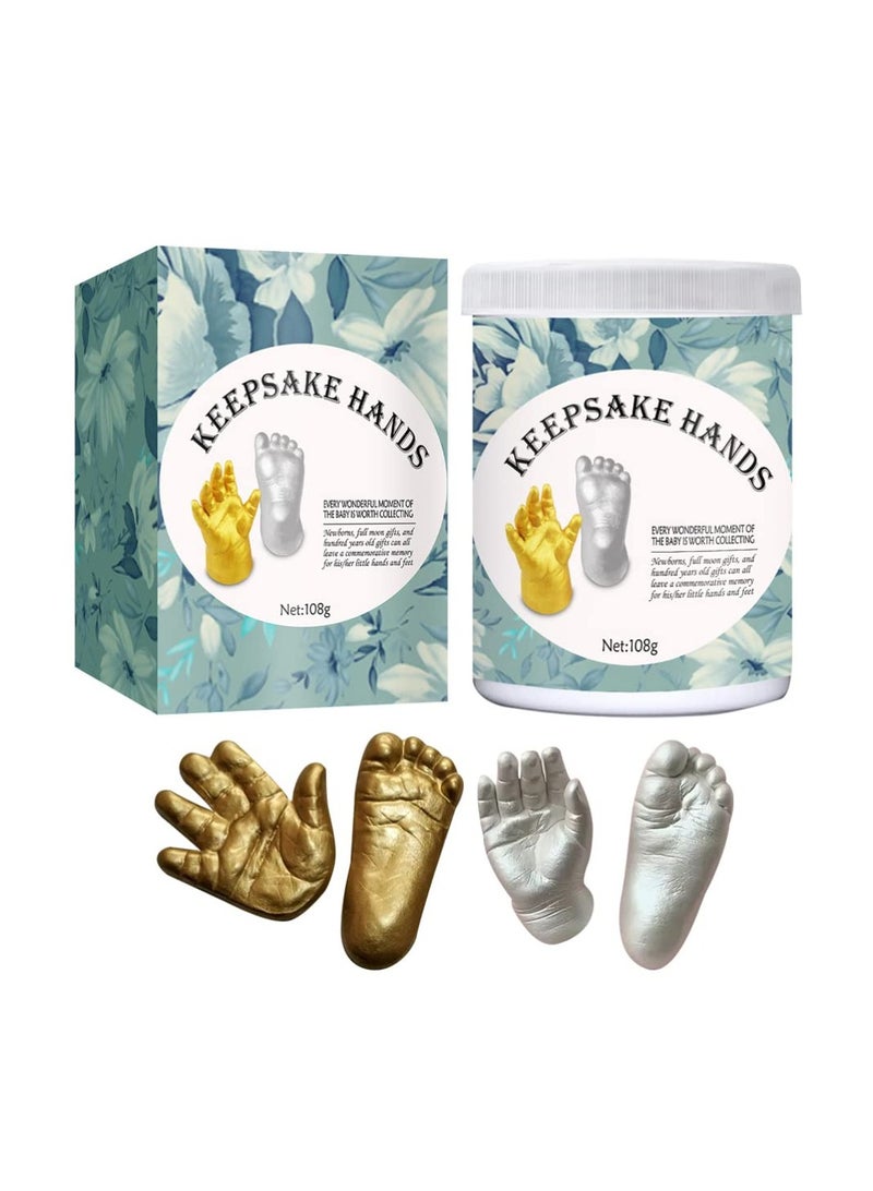 Baby Keepsake Hand Casting Kit, Kids Keepsake Sculptures,  Infant Hand Foot Molding, Plaster Hand Moldings Casting Kit for First Birthday Newborn Gifts Kids