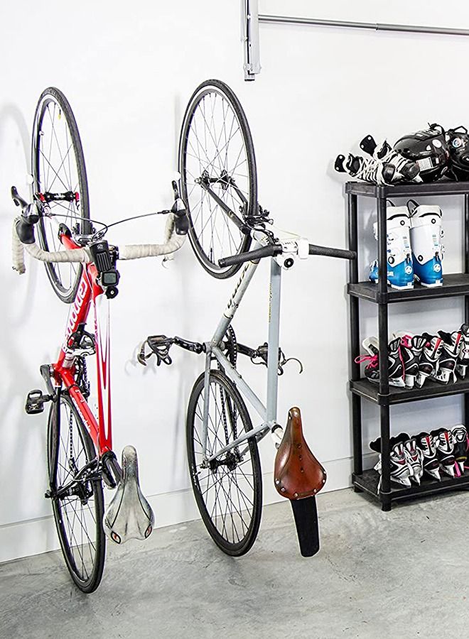 Bike Clip Indoor & Outdoor Bicycle Storage Rack & Mount System, Easy To Install