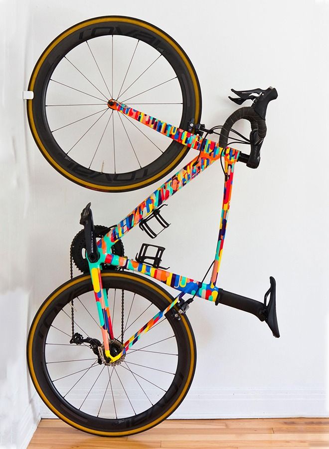 Bike Clip Indoor & Outdoor Bicycle Storage Rack & Mount System, Easy To Install