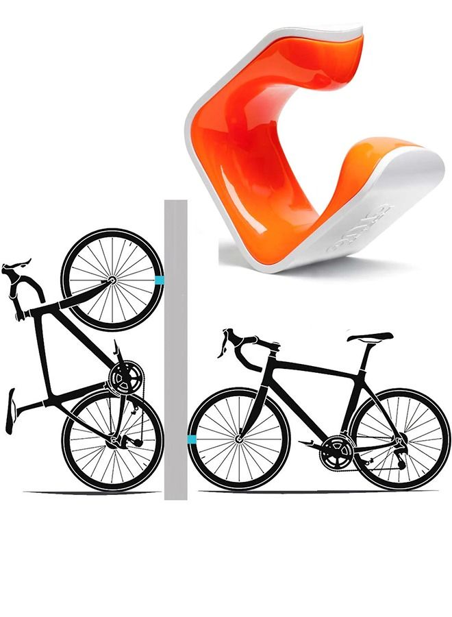 Bike Clip Indoor & Outdoor Bicycle Storage Rack & Mount System, Easy To Install