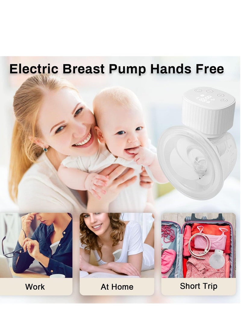 Breast Pumps, Portable Wireless Wearable Pump, Rechargeable Hands Free Pump Electric with 3 Modes 9 Levels
