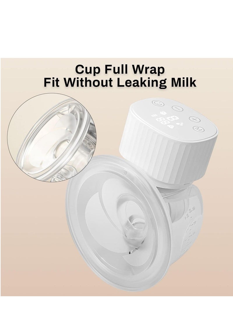 Breast Pumps, Portable Wireless Wearable Pump, Rechargeable Hands Free Pump Electric with 3 Modes 9 Levels