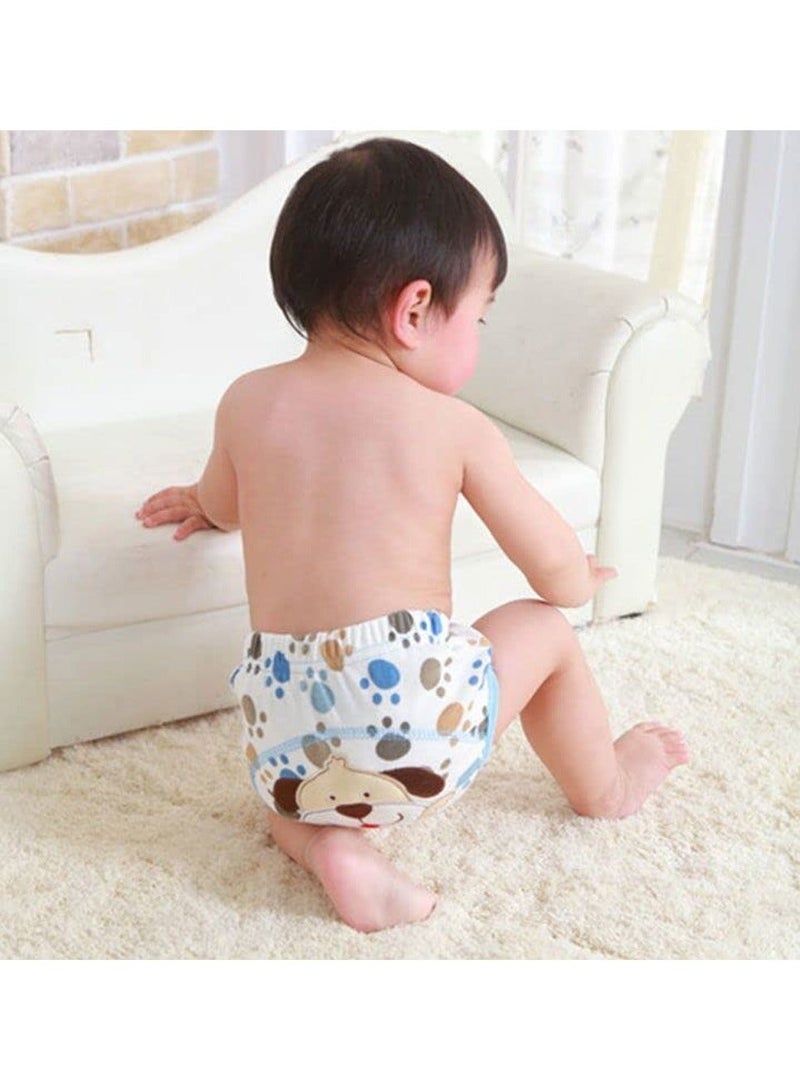 6 Pack Baby Potty Training Pants Diaper Underwear Reusable Night Time Toddler for Boys Girls 1 to 2 Years Old