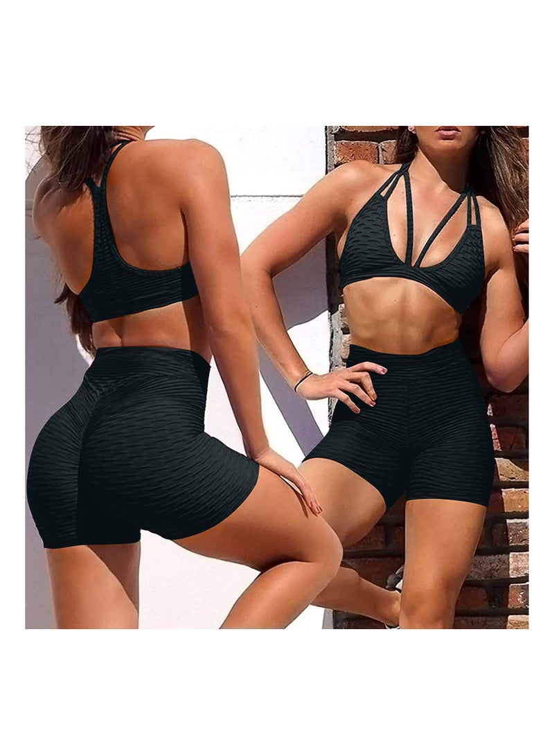 Tik Tok Women's Butt Lift Leggings - Tiktok Ribbed Butt Lift Leggings