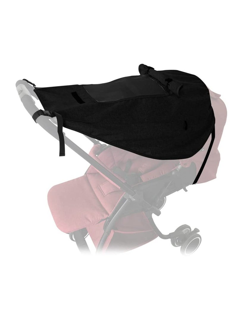Baby Stroller Sun Shade, Pram Sunshade Cover, Universal Waterproof Anti-UV with Viewing Window for