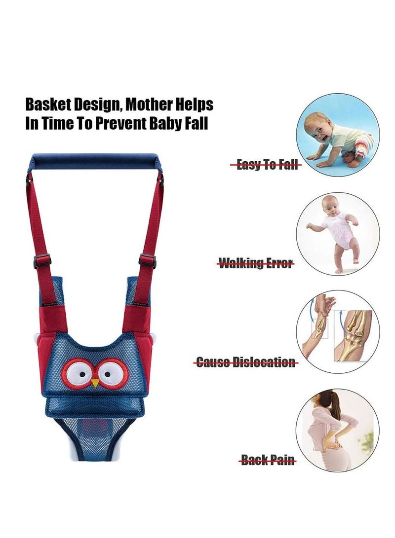Baby Walking Harness Adjustable Handheld Assistant Safe Stand and Walk Learning Helper Multi Function Detachable Breathable Walker for 8-24 Month