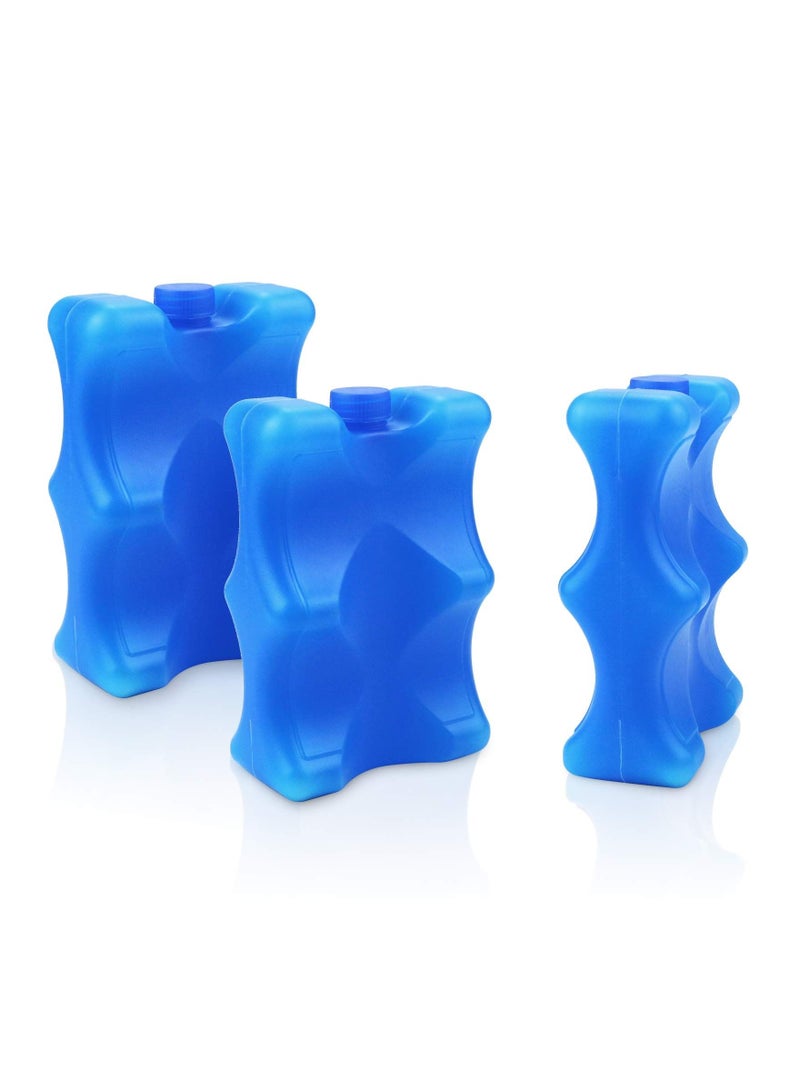 ELECDON 3Pcs Reusable Ice Pack for Breastmilk Storage