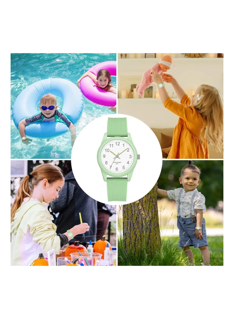Kids Analog Watches for Boys Girls 50M Waterproof Kids Watches Learning Time Children Watch Easy to Read Great Birthday Gifts for Ages 3-15 Kids