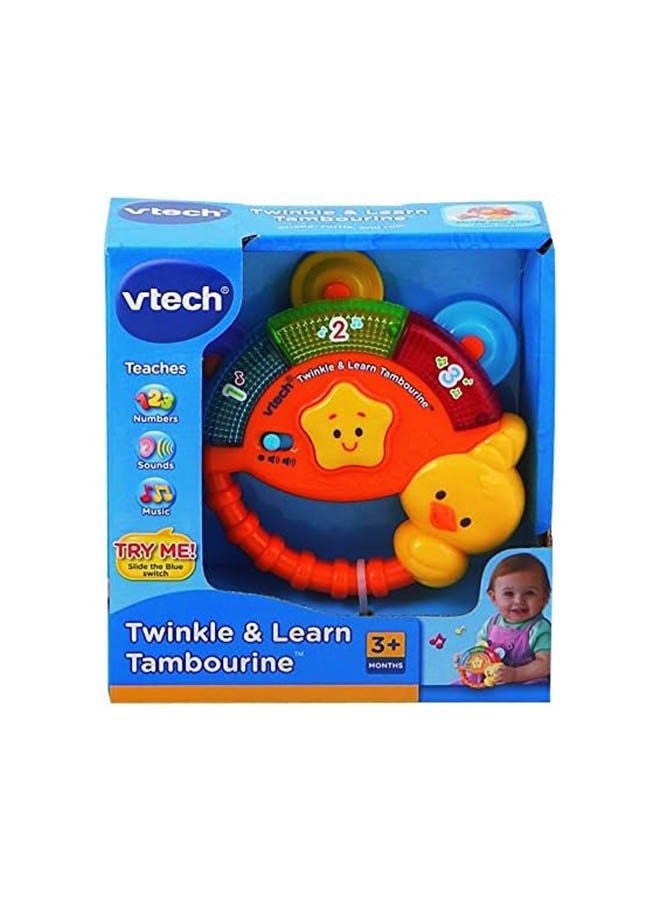 Twinkle And Learn Tambourine Also mention packaging May vary Multicolour