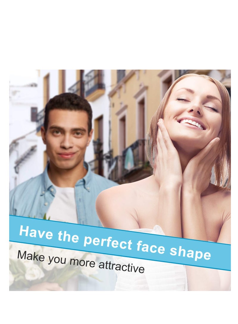 Jawline Exerciser for Defined Jawline Powerful Jaw Workout Jaw Trainer Neck Face Define Your Jawline Slim and Tone Your Face Jaw Exerciser For Men and Women 2 in 1 Double Chin Reducer Eliminator