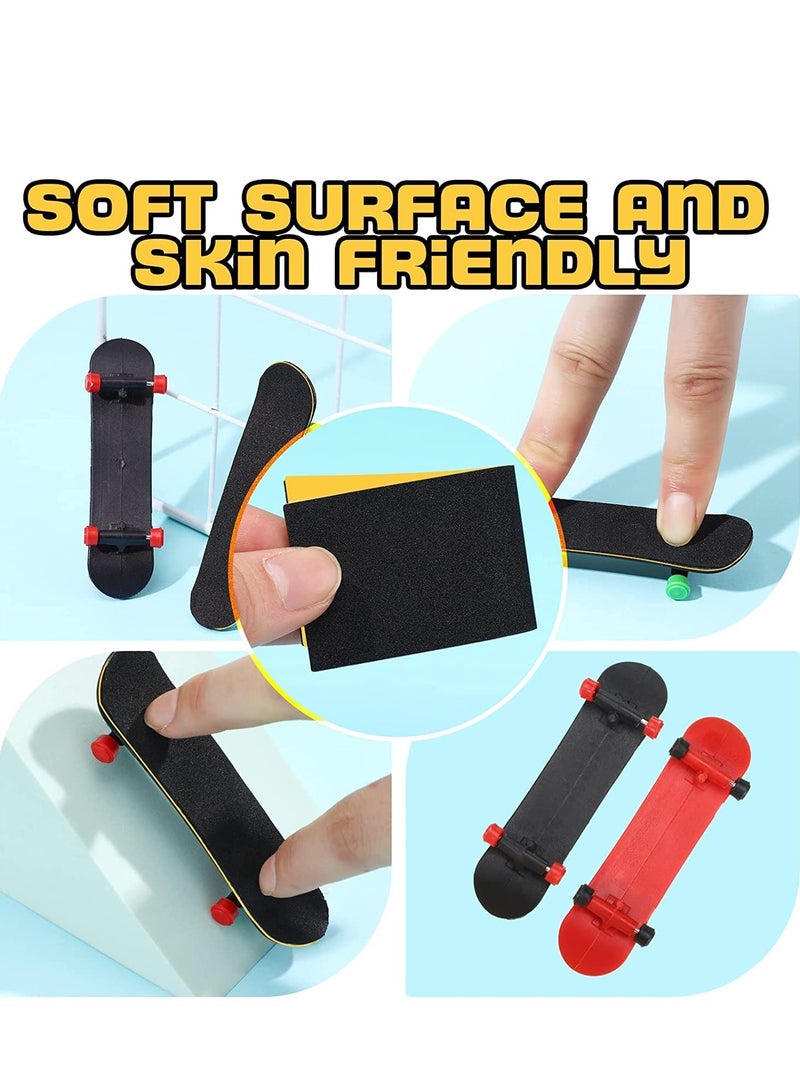 Fingerboard Foam Grip Tape Black Fingerboard Grip Tape Foam Grip Tape for Fingerboards Adhesive Fingerboard Stickers Non Slip for Fingerboards Skateboard