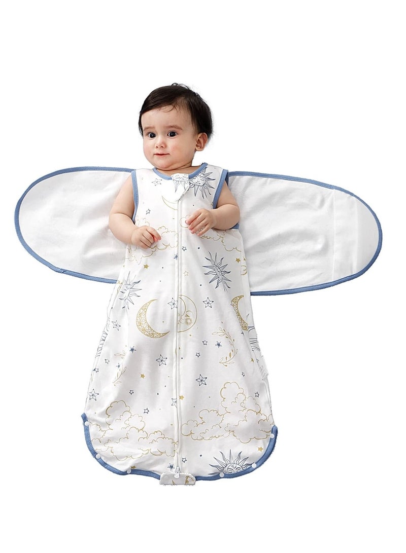 Baby Sleep Sack 6-12months,Baby in Comfort with Adjustable Swaddle Sleepsack ,Easy Transitional Wearable Blanket for Boys and Girls