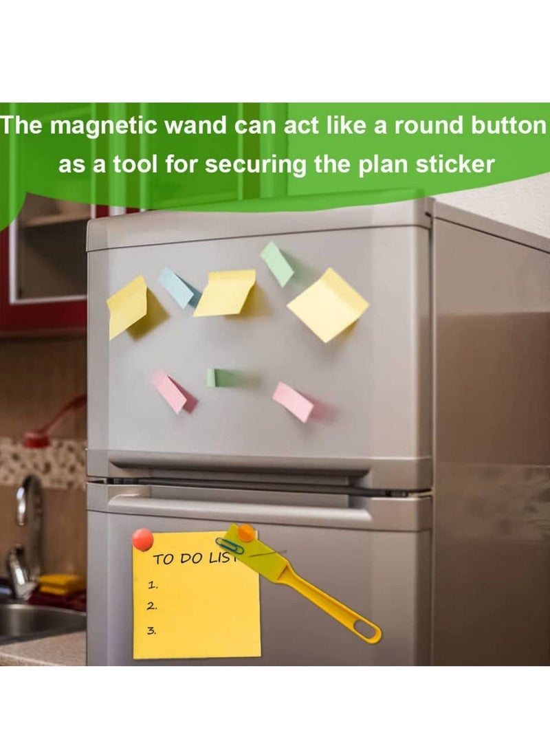 Magnetic Bingo Wand with Chips 100 Metal 5 Color Chips-for Large Group Games Family Game Night, Sensory Bins Counting and Sorting Science& Educational Activities
