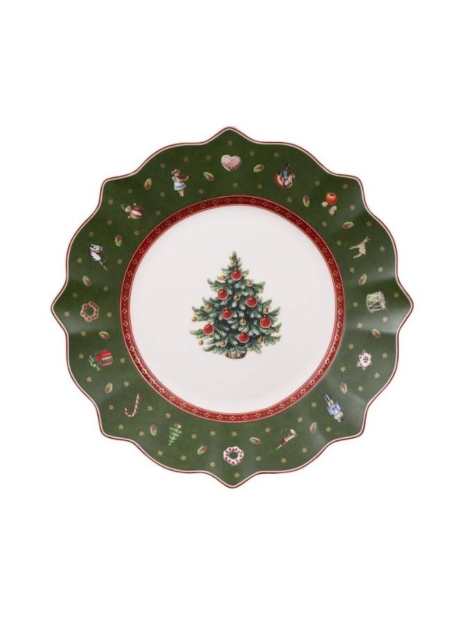 Toys's Delight Round Salad plate Green