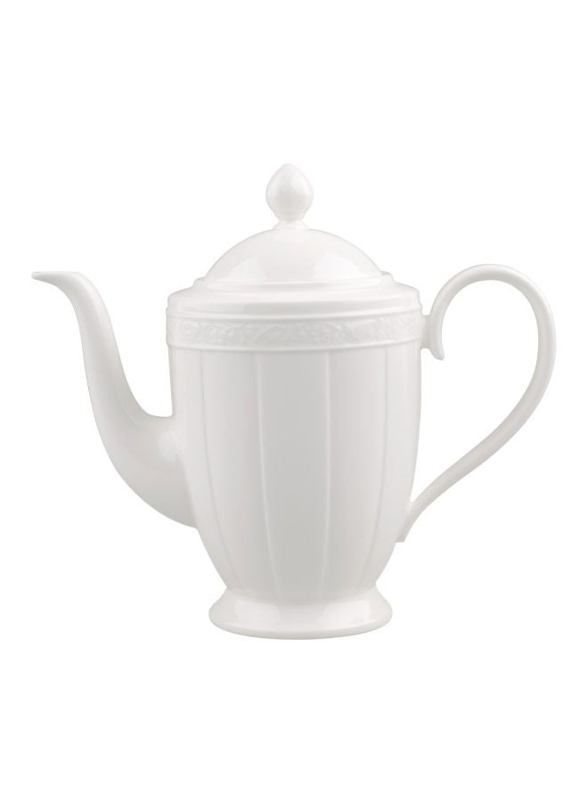 Pearl Coffee Pot White