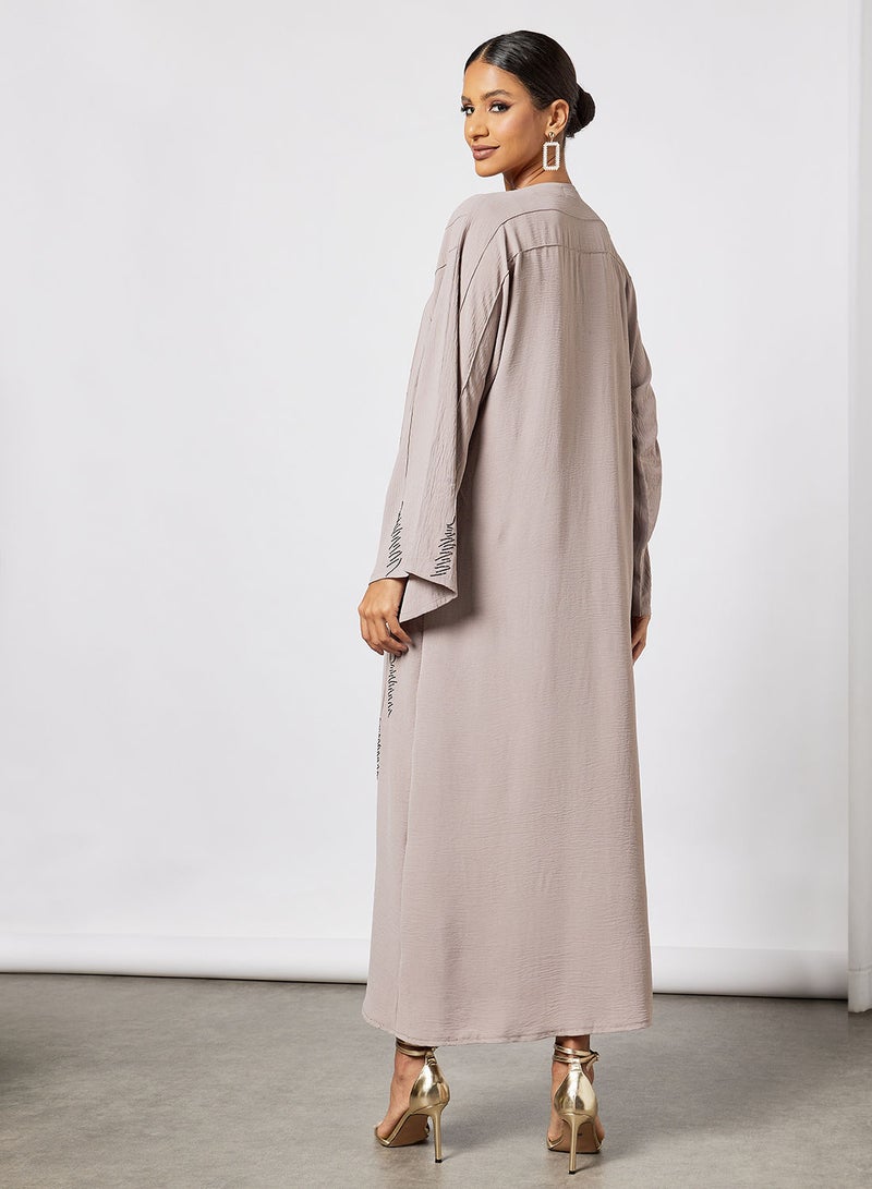 Abaya Stone Hand Work With Sheilah