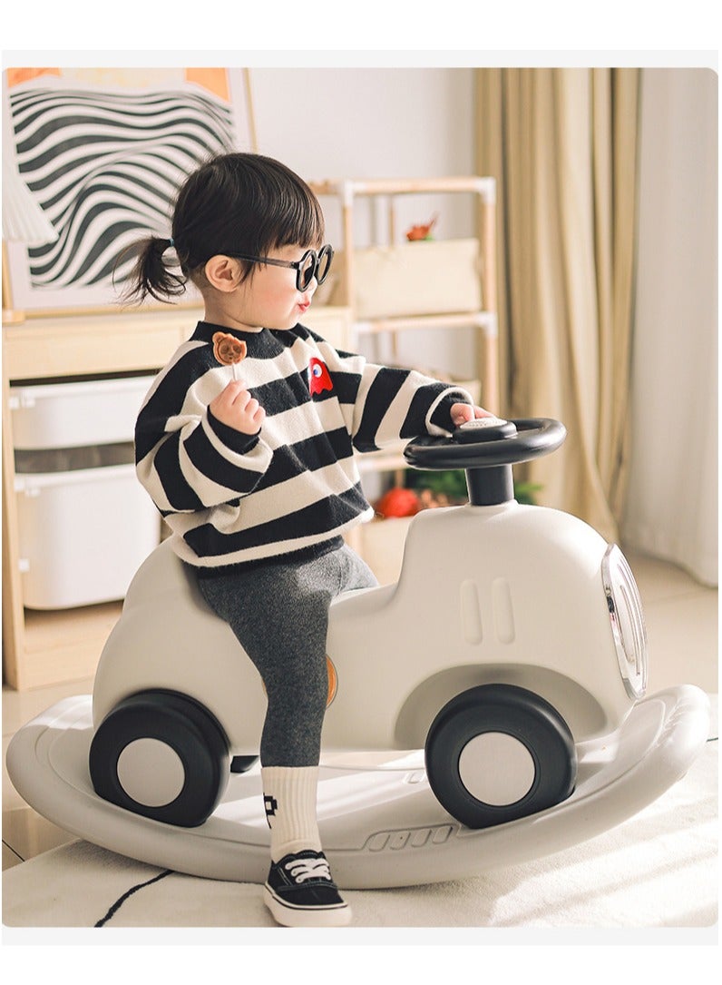 Multifunctional Baby Rocking Horse, Ride-On Horse, Baby Stroller Toy, Toy Horse with Kid Story Machine, Toddler/Infant Rocker, Child Rocking Horse Toy for Kids