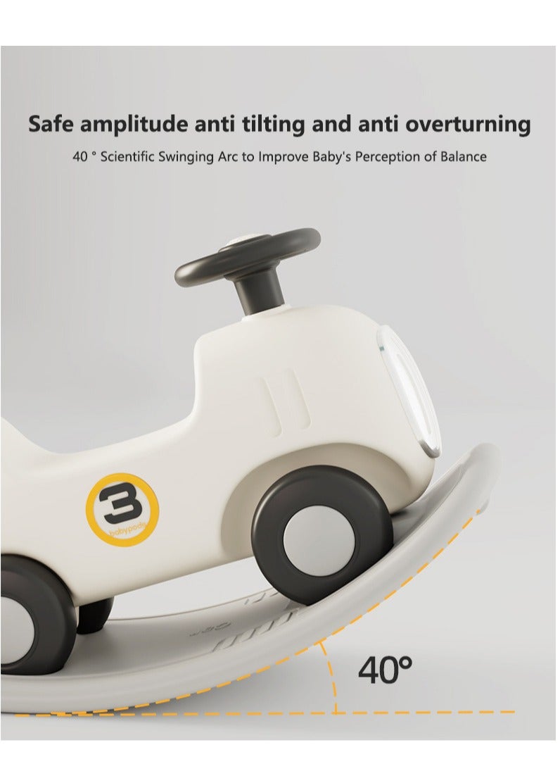 Multifunctional Baby Rocking Horse, Ride-On Horse, Baby Stroller Toy, Toy Horse with Kid Story Machine, Toddler/Infant Rocker, Child Rocking Horse Toy for Kids