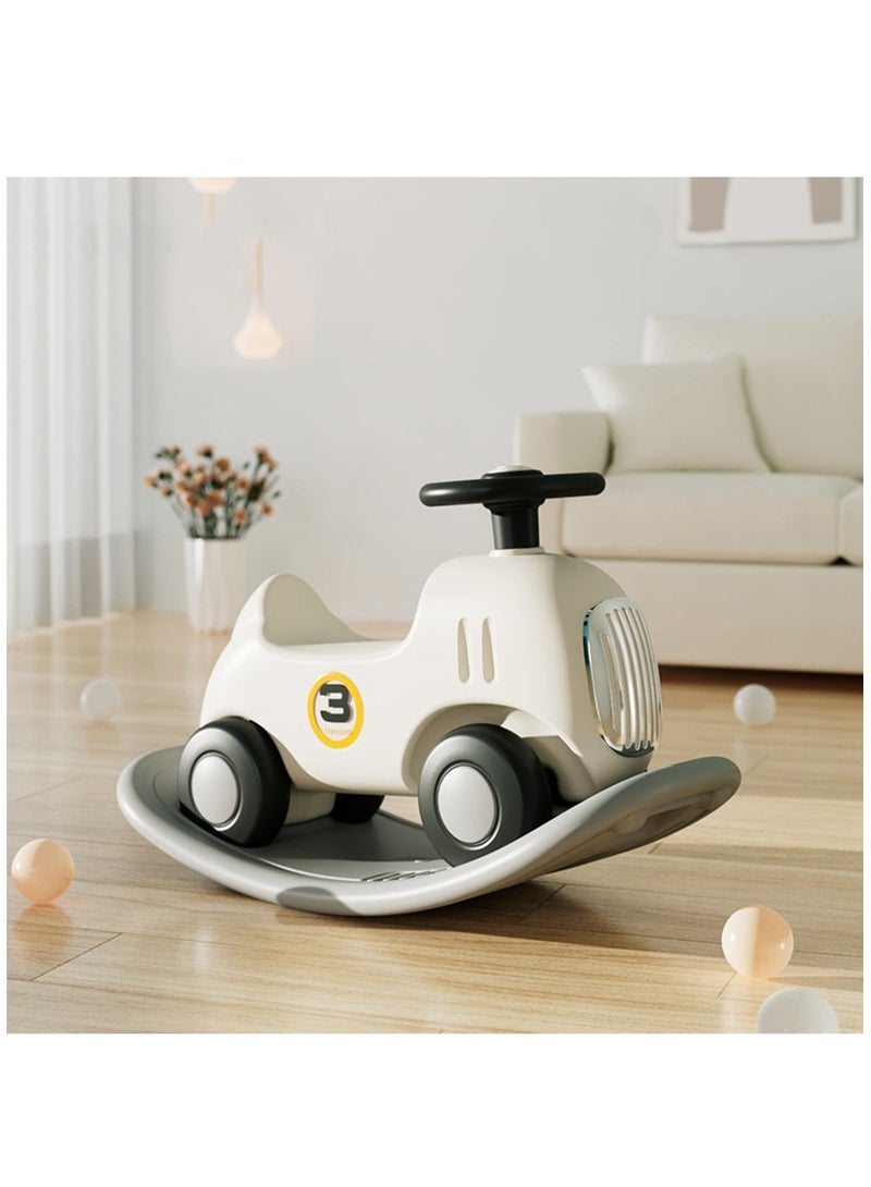 Multifunctional Baby Rocking Horse, Ride-On Horse, Baby Stroller Toy, Toy Horse with Kid Story Machine, Toddler/Infant Rocker, Child Rocking Horse Toy for Kids