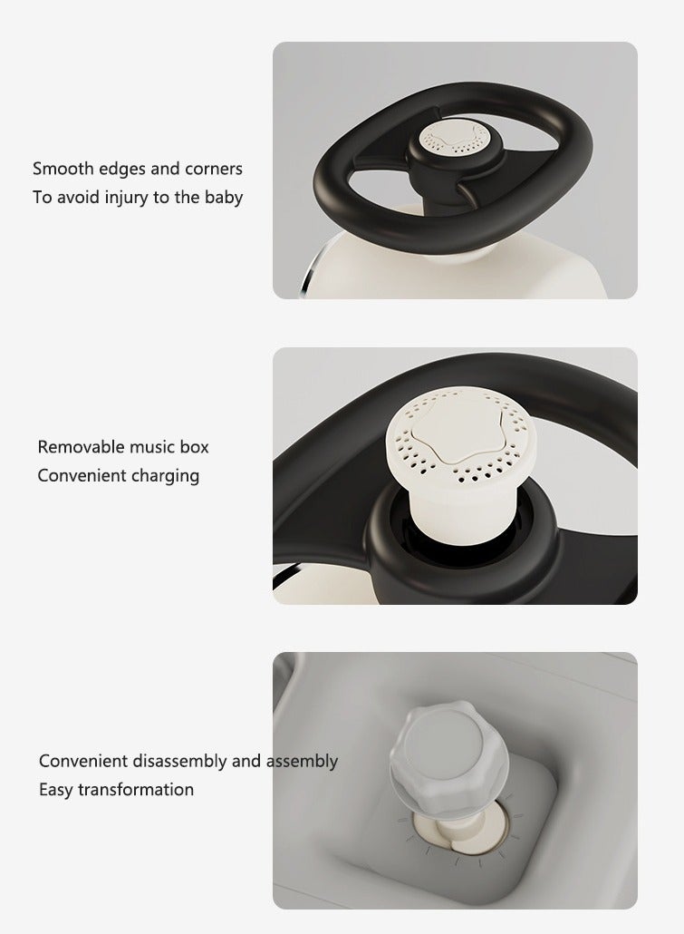 Multifunctional Baby Rocking Horse, Ride-On Horse, Baby Stroller Toy, Toy Horse with Kid Story Machine, Toddler/Infant Rocker, Child Rocking Horse Toy for Kids