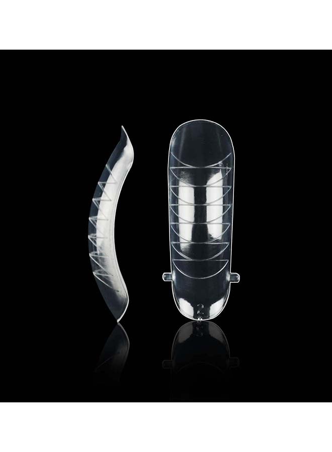 Dual Nail Forms for Poly Extension Gel Pre-shaped False Tips with Scale 120pcs Manicure Tool for Nail Extensions Mold Nail Tips Acrylic Nails False Nails Manicure Tool